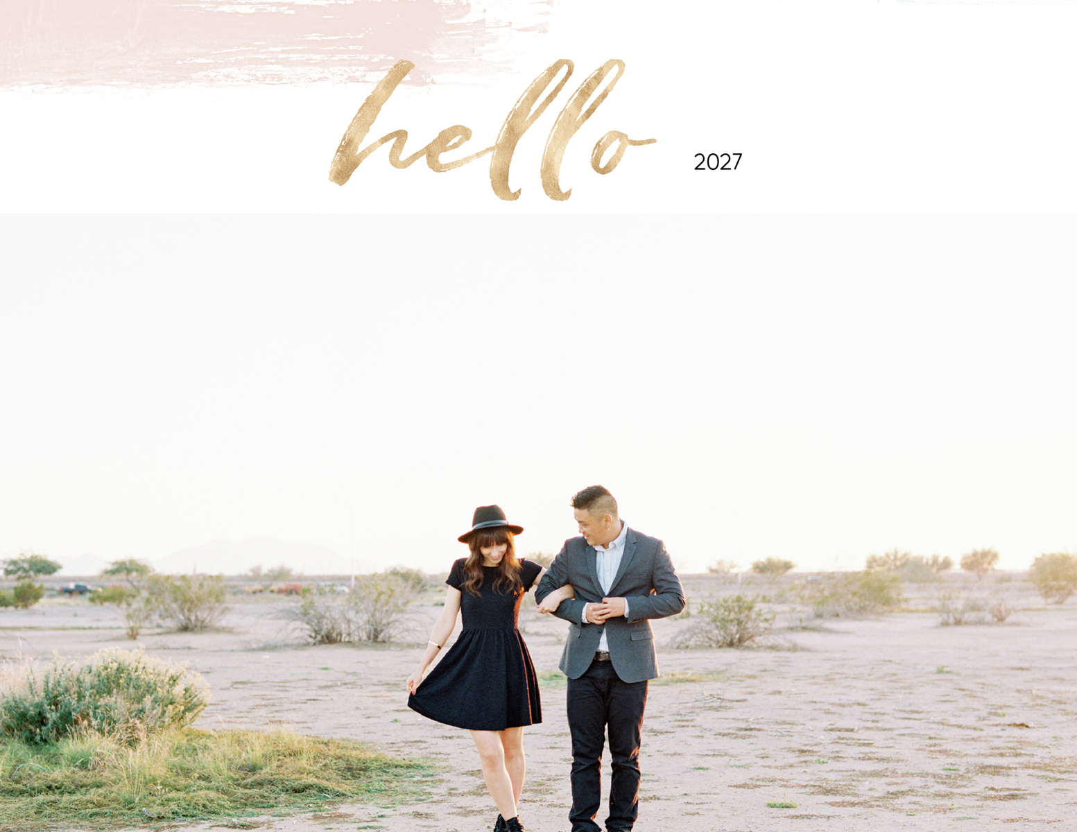 Softly Painted Photo Calendar — Softly Painted · 11 × 8.5 inch calendar; brand product image, example design
