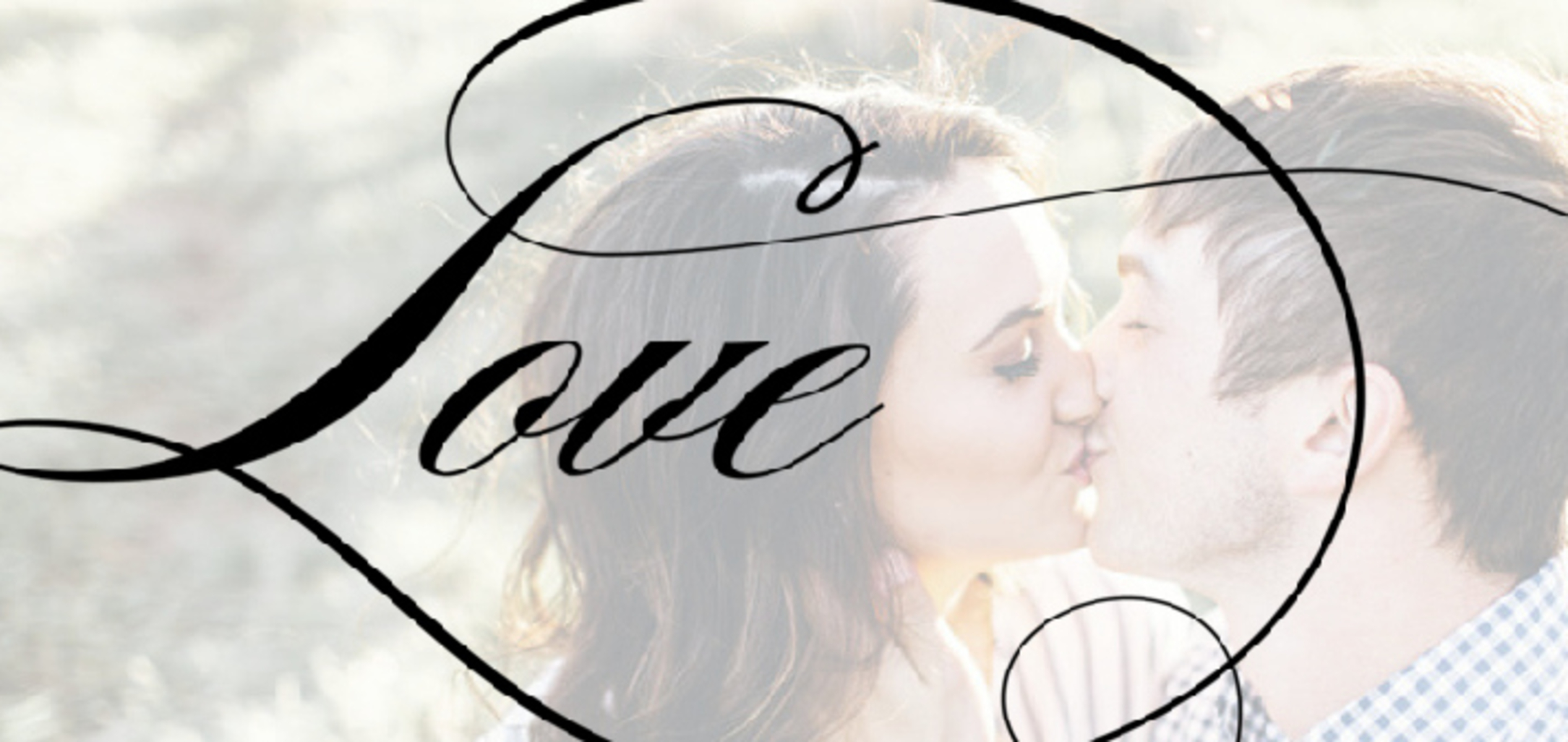 Fanned Line Frame Wedding