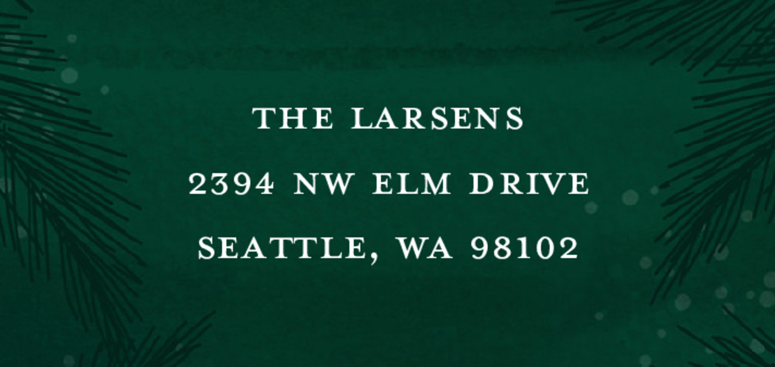 Confetti Fir Happy Holidays